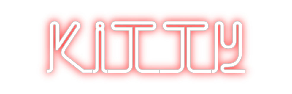 Custom Neon Sign Online Editor Kitty