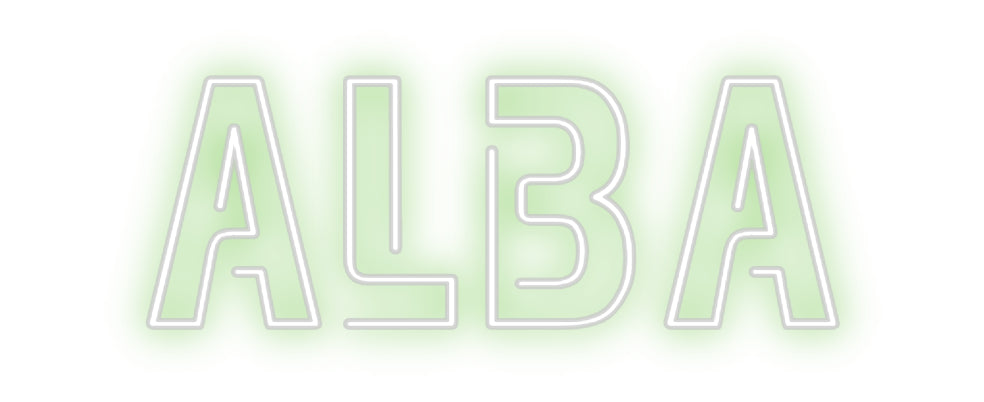 Custom Neon Sign Online Editor ALBA