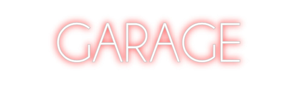 Custom Neon Sign Online Editor GARAGE