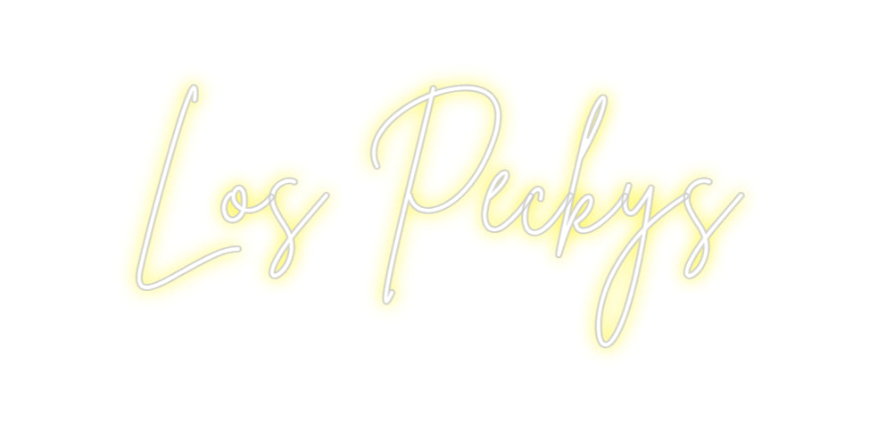 Custom Neon Sign Online Editor Los Peckys