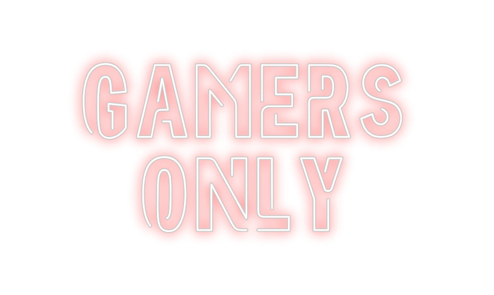 Custom Neon Sign Online Editor Gamers
Only