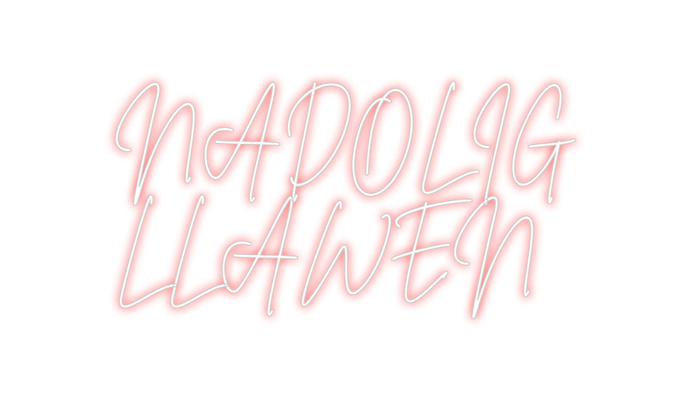 Custom Neon Sign Online Editor NADOLIG
LLAWEN