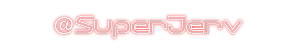 Custom Neon Sign Online Editor @SuperJerv