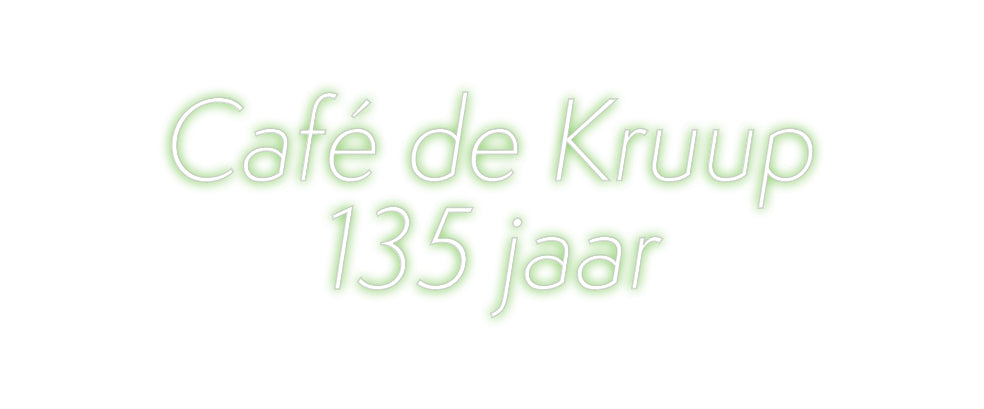 Custom Neon Sign Online Editor Café de Kruup...