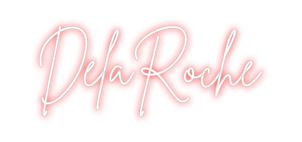 Custom Neon Sign Online Editor DelaRoche