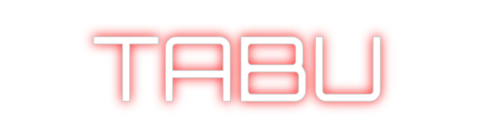 Custom Neon Sign Online Editor TABU