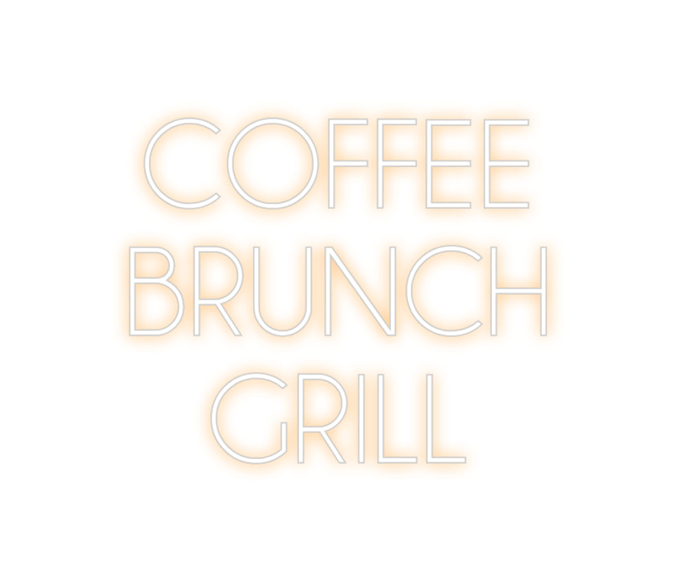 Custom Neon Sign Online Editor COFFEE
BRUNC...