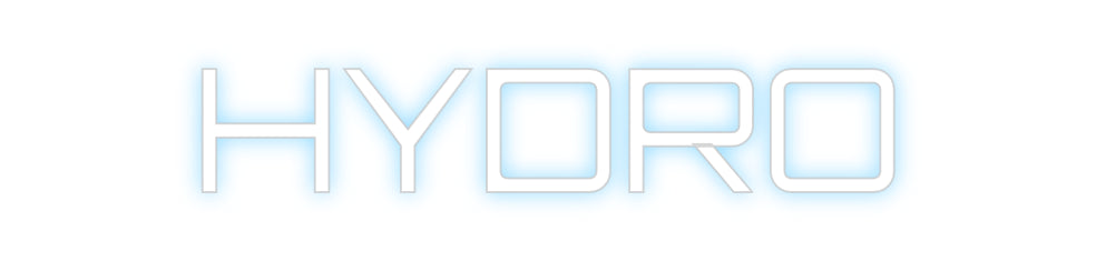 Custom Neon Sign Online Editor HYDRO