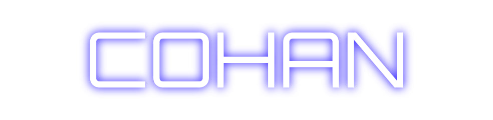 Custom Neon Sign Online Editor COHAN