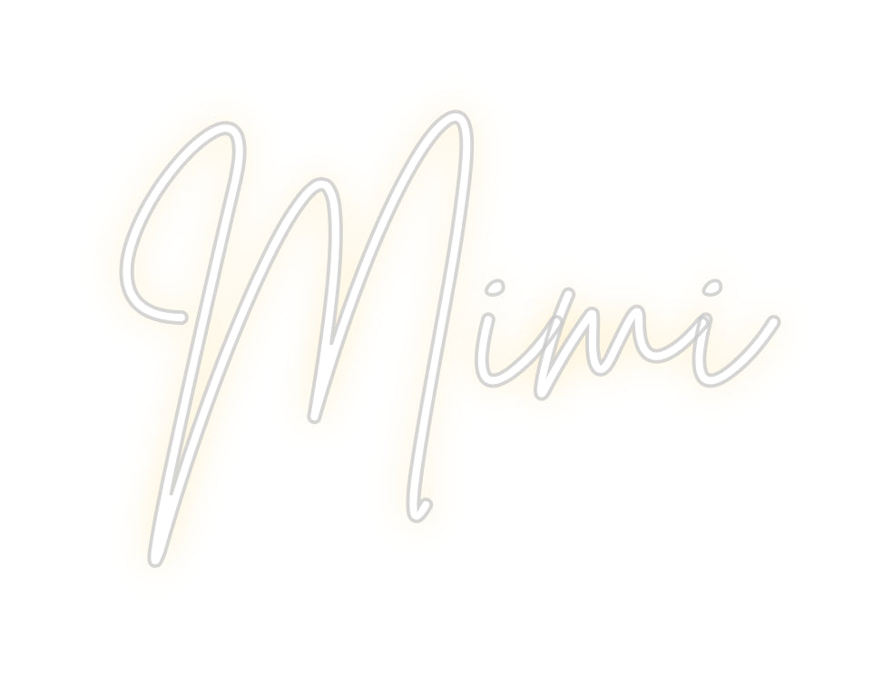 Custom Neon Sign Online Editor Mimi