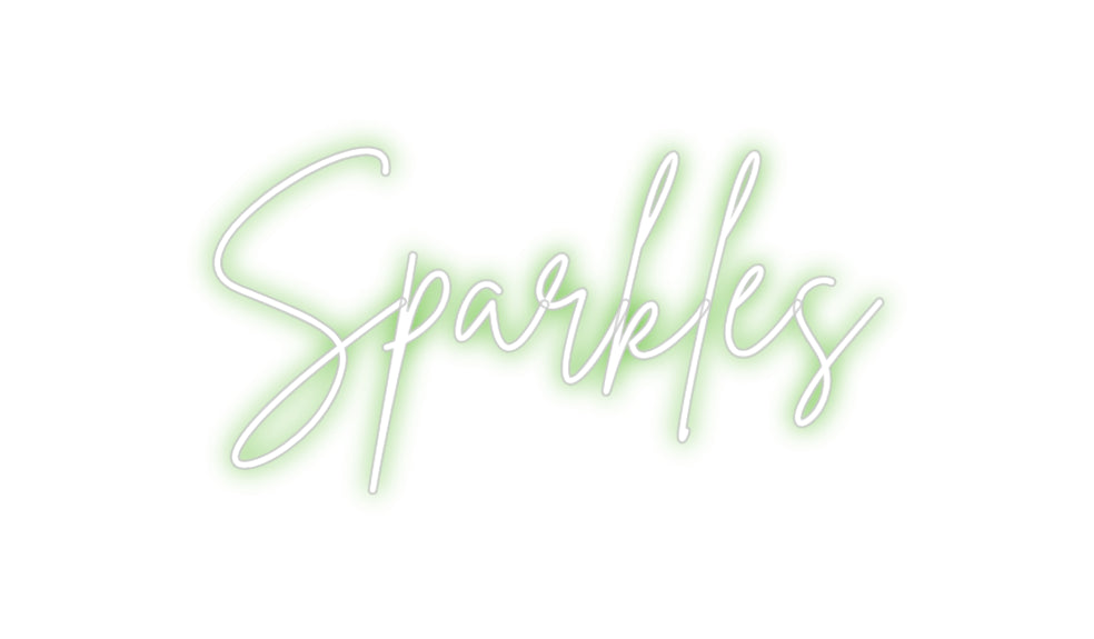 Custom Neon Sign Online Editor Sparkles