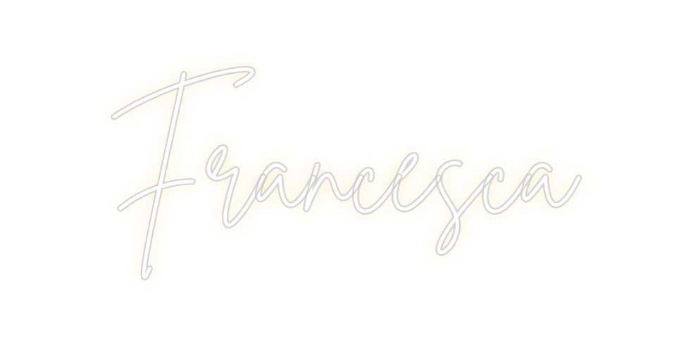 Custom Neon Sign Online Editor Francesca