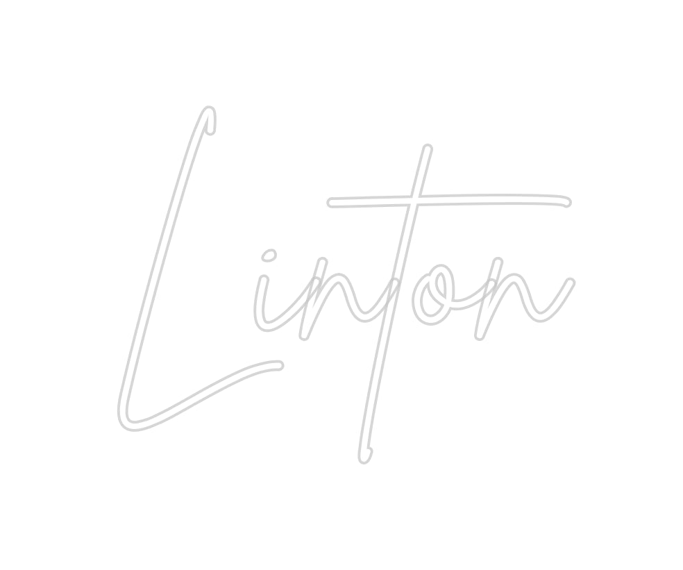 Custom Neon Sign Online Editor Linton