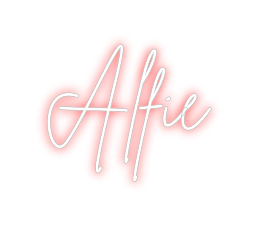 Custom Neon Sign Online Editor Alfie