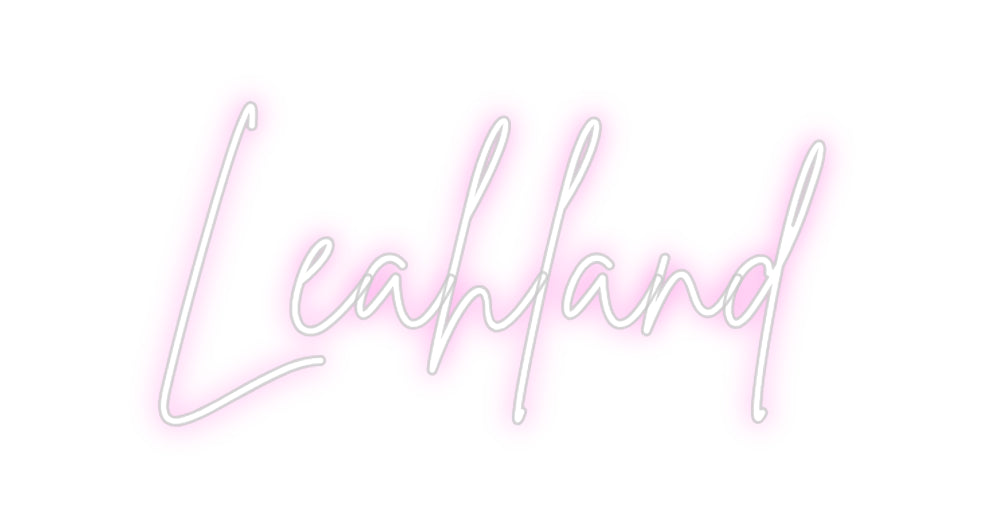 Custom Neon Sign Online Editor Leahland