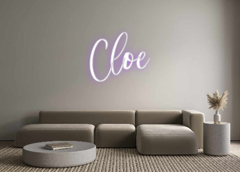 Custom Neon Sign Online Editor Cloe