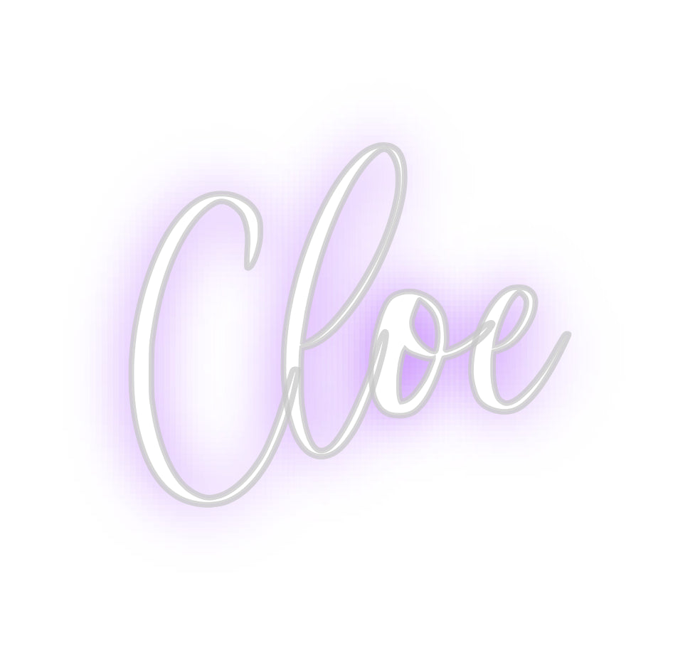 Custom Neon Sign Online Editor Cloe