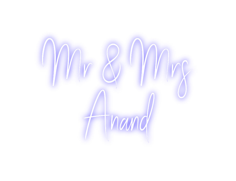 Custom Neon Sign Online Editor Mr & Mrs
An...