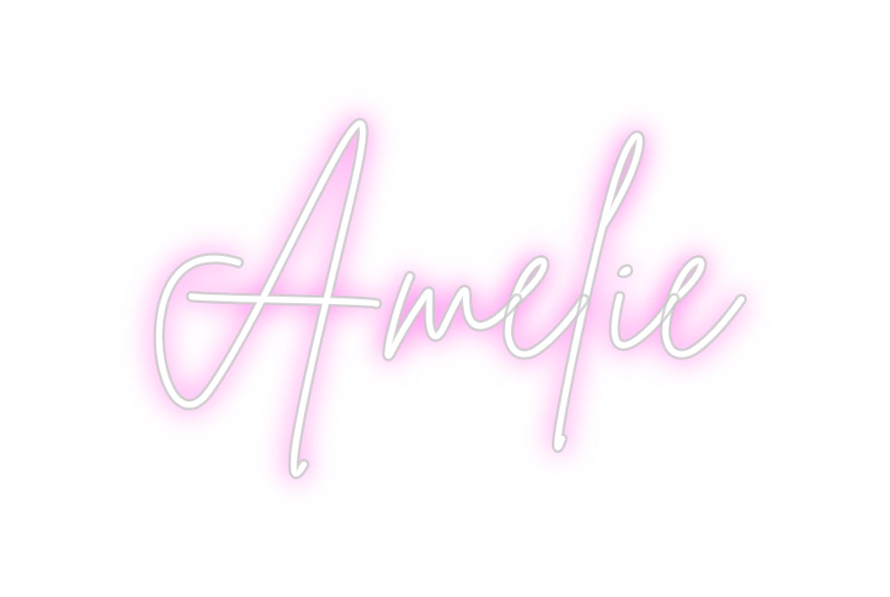 Custom Neon Sign Online Editor Amelie
