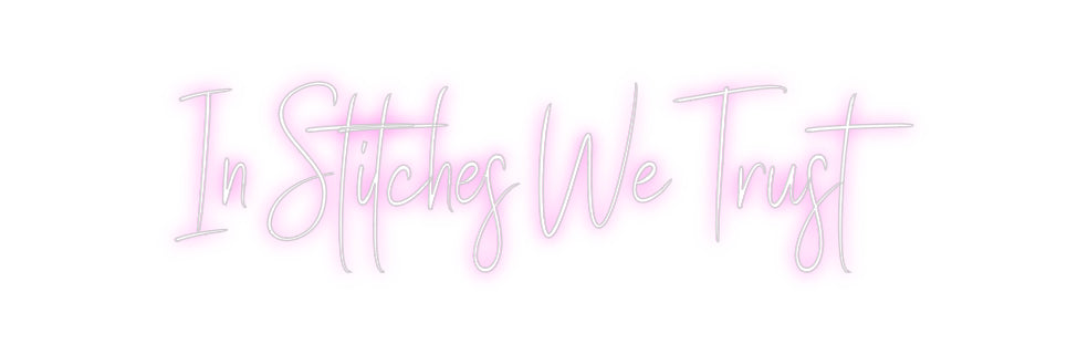 Custom Neon Sign Online Editor In Stitches W...