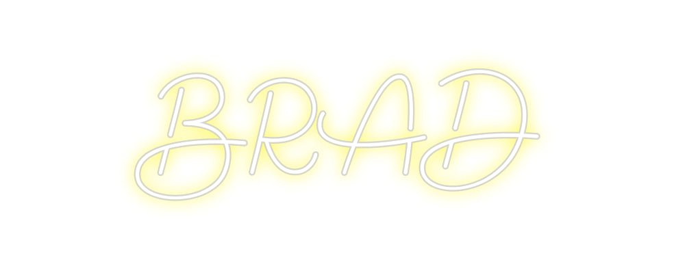 Custom Neon Sign Online Editor BRAD