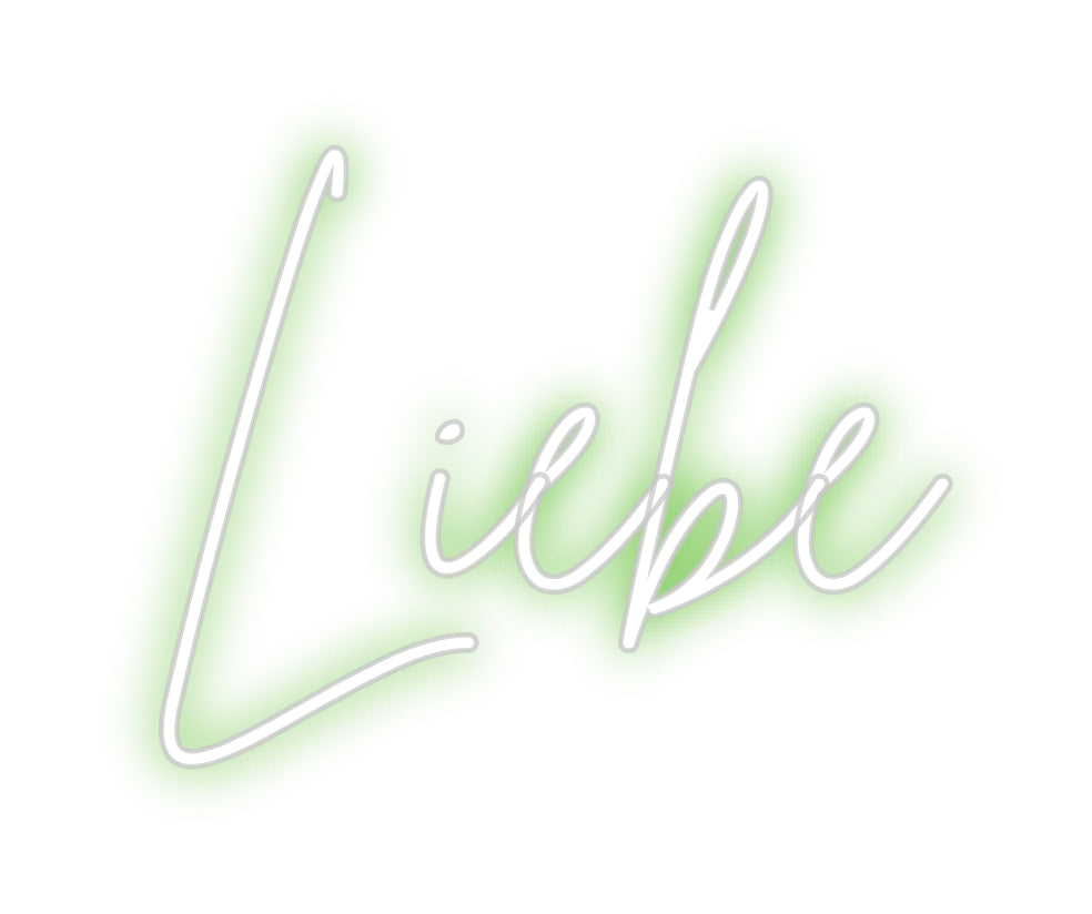 Custom Neon Sign Online Editor Liebe