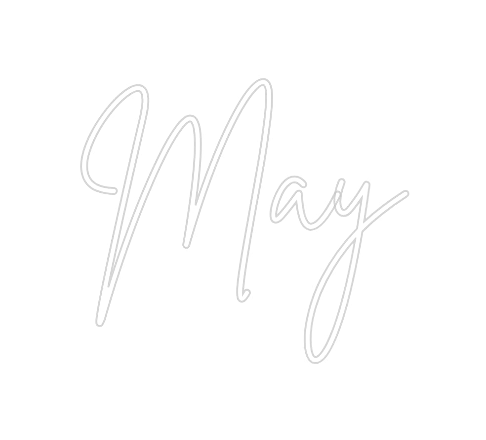 Custom Neon Sign Online Editor May