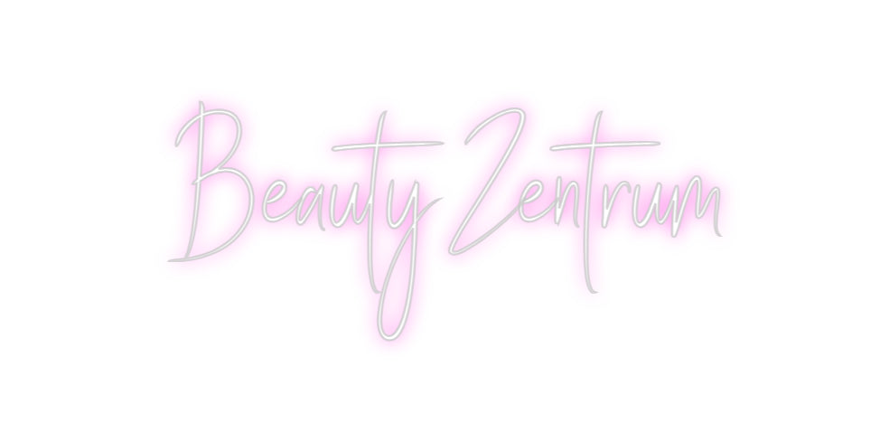 Custom Neon Sign Online Editor Beauty Zentrum