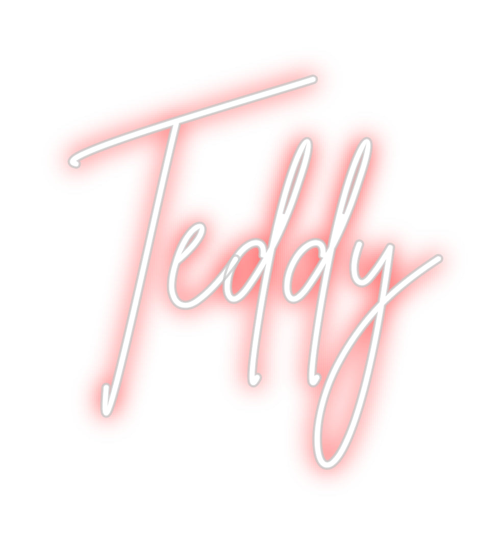 Custom Neon Sign Online Editor Teddy