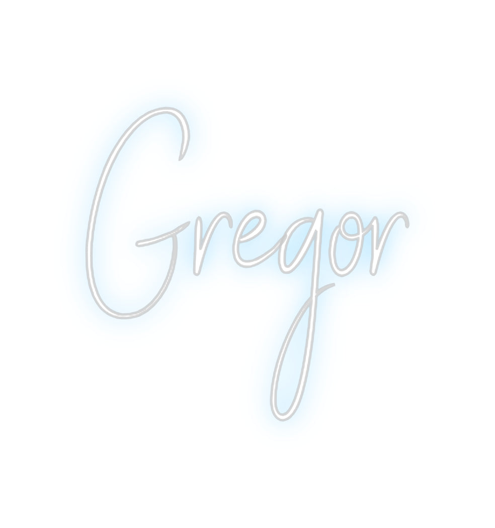 Custom Neon Sign Online Editor Gregor