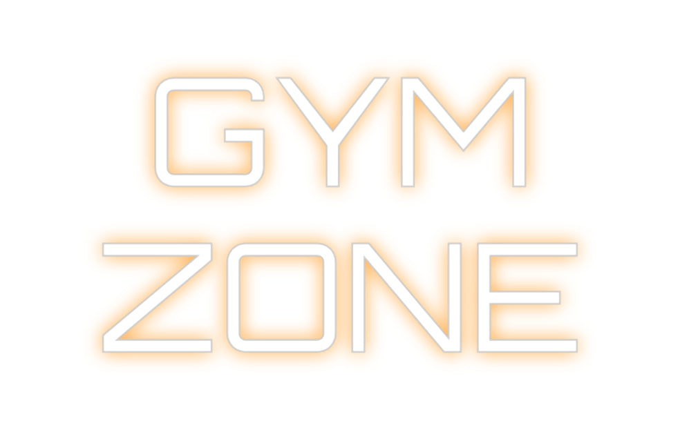 Custom Neon Sign Online Editor GYM
ZONE