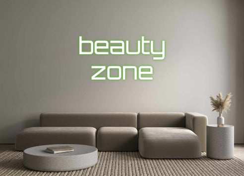 Custom Neon Sign Online Editor beauty
zone