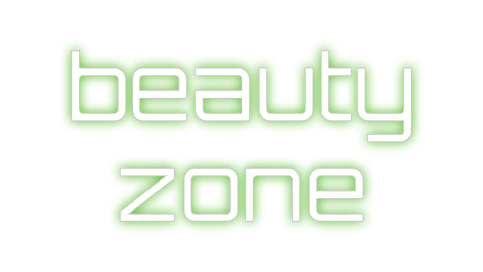 Custom Neon Sign Online Editor beauty
zone