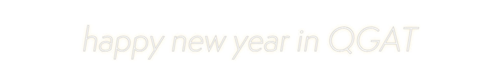 Custom Neon Sign Online Editor happy new yea...