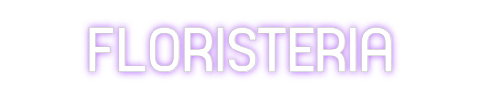Custom Neon Sign Online Editor FLORISTERIA