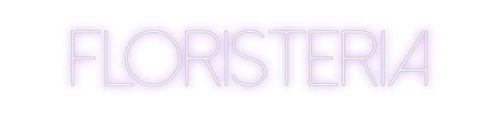 Custom Neon Sign Online Editor FLORISTERIA