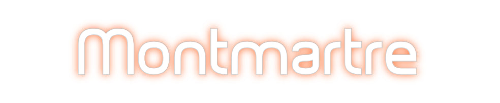 Custom Neon Sign Online Editor Montmartre