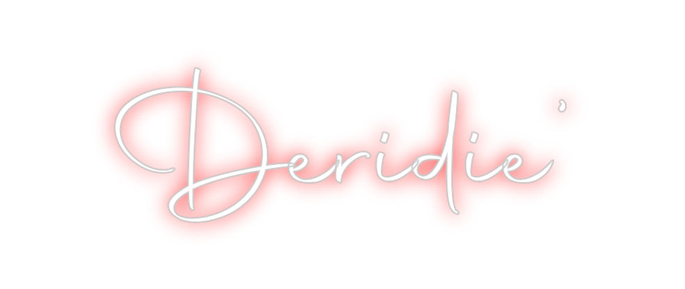 Custom Neon Sign Online Editor Deridie’