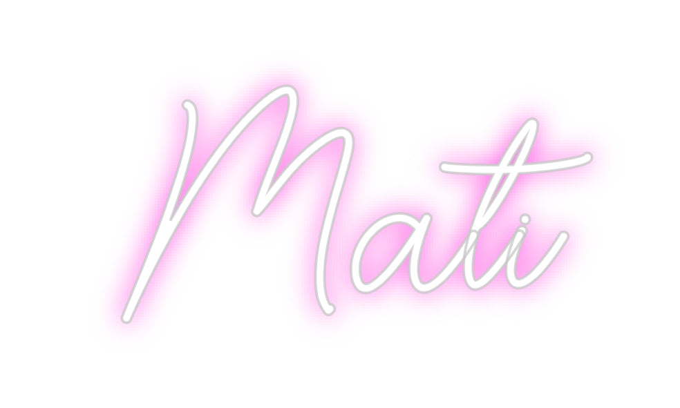 Custom Neon Sign Online Editor Mati