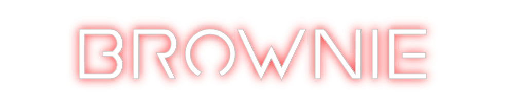 Custom Back Lit Neon Sign Online Editor Brownie