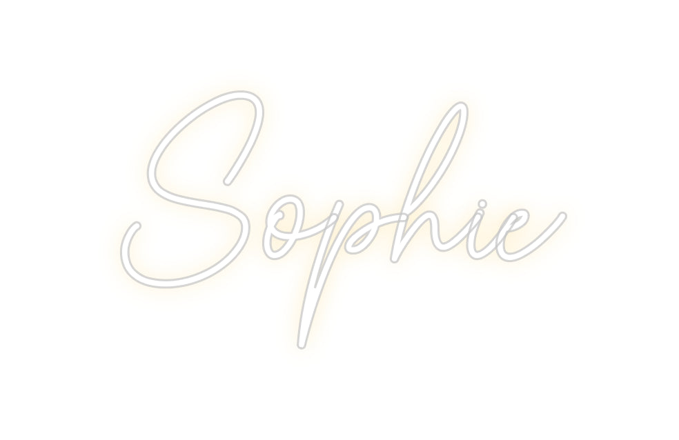 Custom Neon Sign Online Editor Sophie