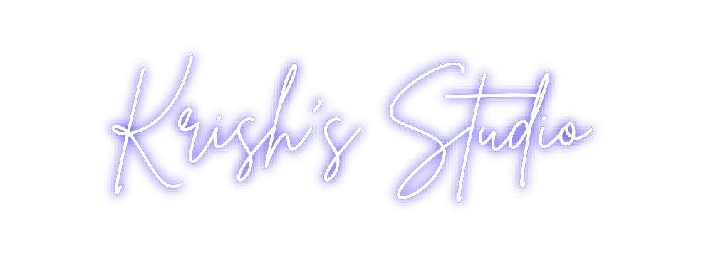 Custom Neon Sign Online Editor Krish’s Studio