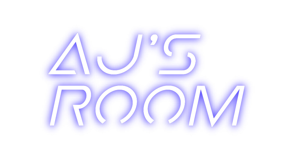 Custom Neon Sign Online Editor AJ’s
Room