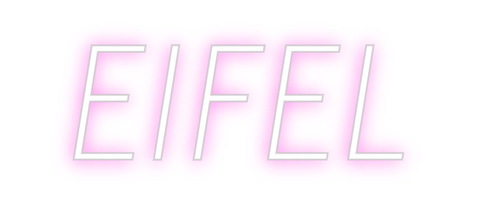 Custom Neon Sign Online Editor EIFEL