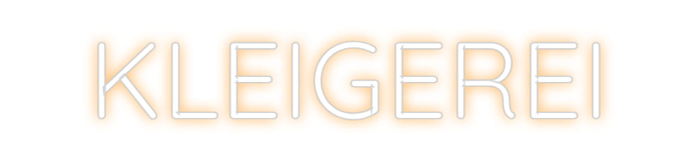 Custom Neon Sign Online Editor KLEIGEREI