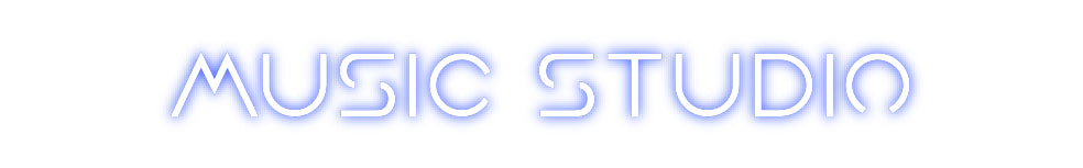 Custom Back Lit Neon Sign Online Editor Music Studio