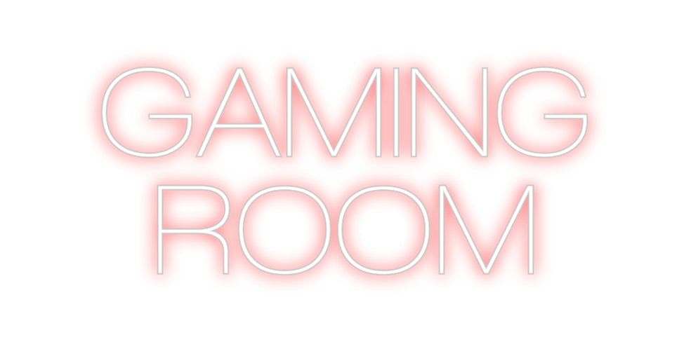 Custom Neon Sign Online Editor GAMING
ROOM