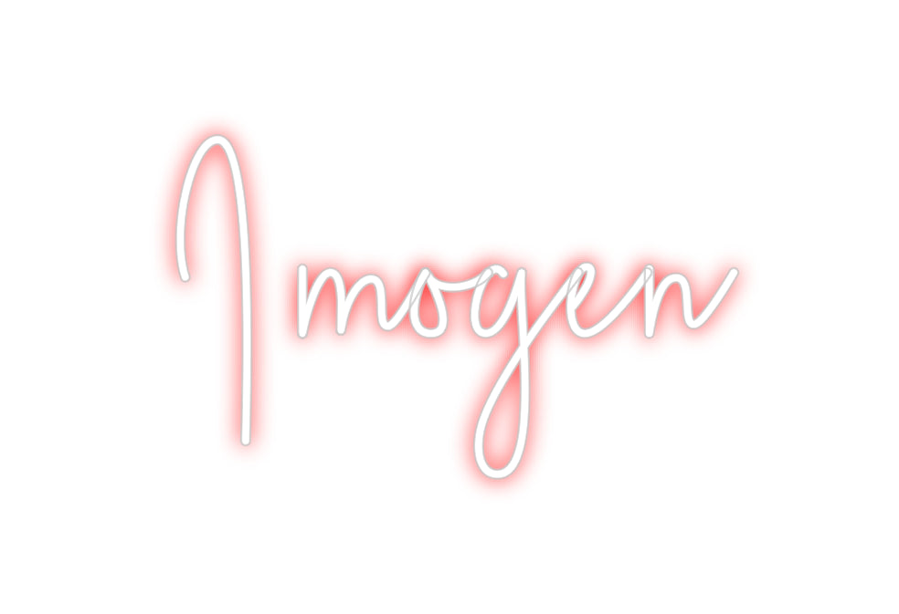 Custom Neon Sign Online Editor Imogen