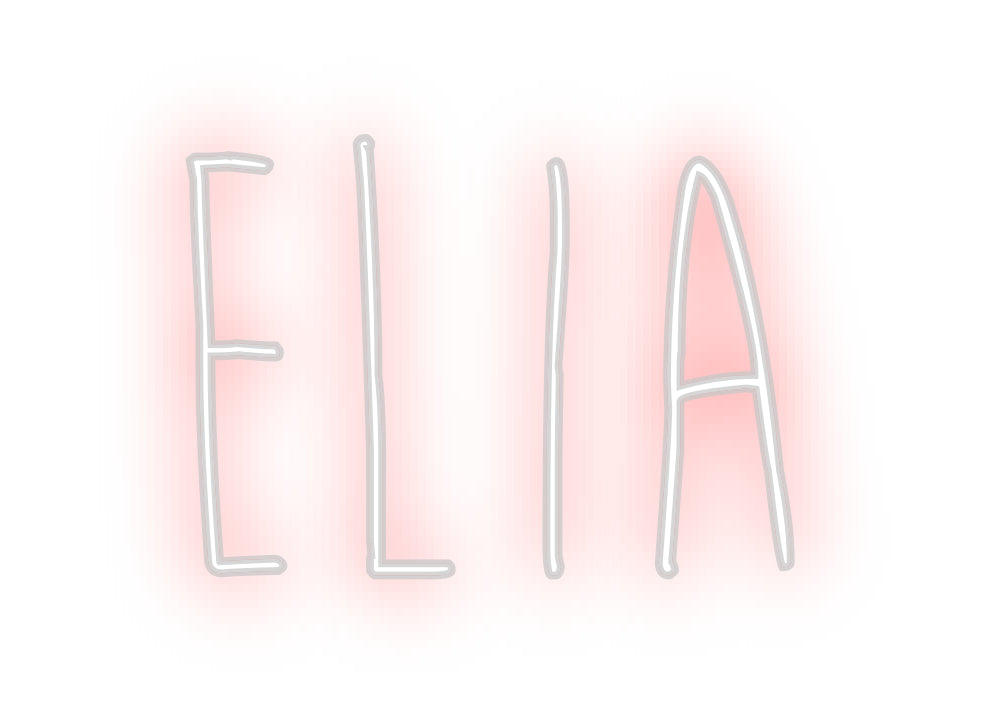 Custom Neon Sign Online Editor ELIA