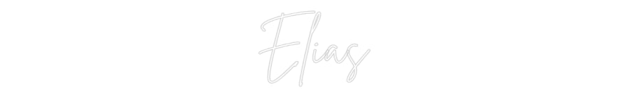 Custom Neon Sign Online Editor Elias